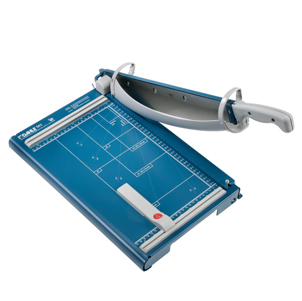 DAHLE - R000561 - Taglierina a leva 561 - con paramano rotante - 44 x 26,5 cm - 360 mm (A4) - 35 fogli - blu - Dahle