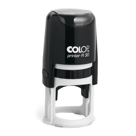 COLOP - PRINTER.R30 - Timbro Printer R30 - diametro 30 mm - personalizzabile - 5 righe - autoinchiostrante - Colop