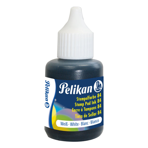 PELIKAN - 351502 - Inchiostro 84 - 30 ml - resistente all'acqua - bianco - Pelikan