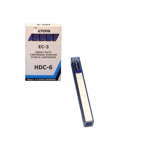 ETONA - 034D064602 - Caricatore HDC6 per Etona EC3 - 210 punti - blu - Etona - conf. 5 pezzi