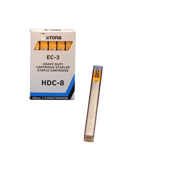 ETONA - 034D084802 - Caricatore HDC8 per Etona EC3 - 210 punti - giallo - Etona - conf. 5 pezzi