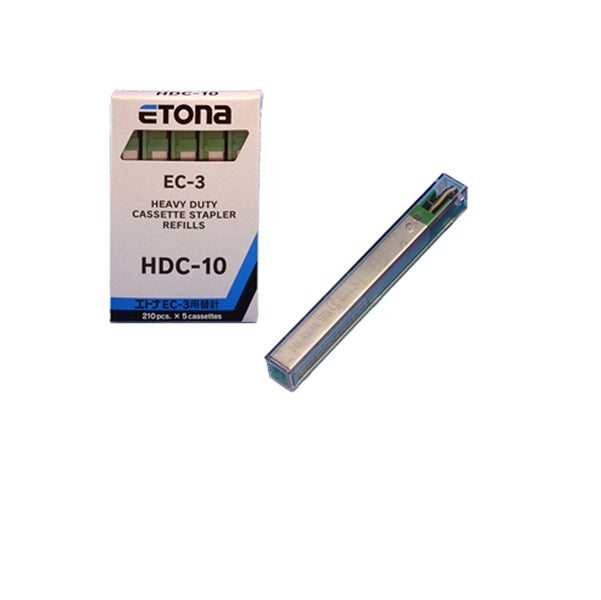 ETONA - 034D104002 - Caricatore HDC10 per Etona EC3- 210 punti - verde - Etona - conf. 5 pezzi