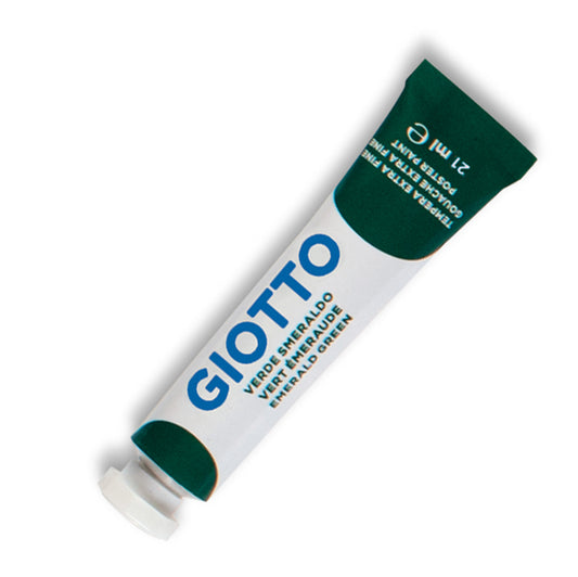 GIOTTO - 35501400 - Tempera Tubo 7 - 21ml - verde smeraldo - Giotto