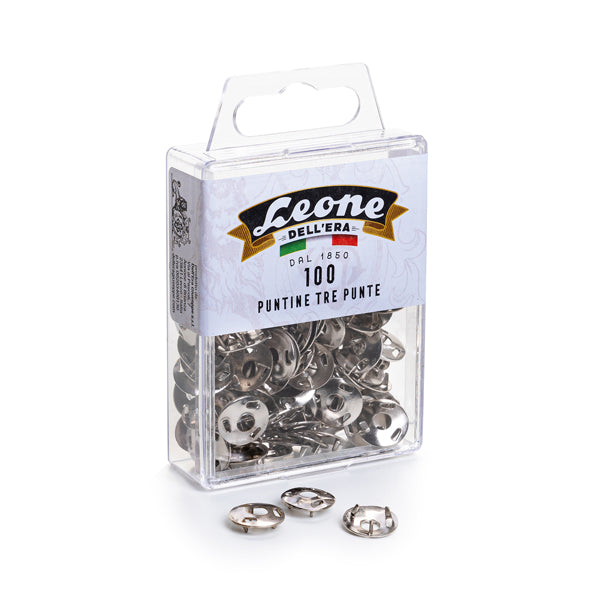 LEONE - AP3P - Puntine - 3 punte temperate e nichelate - Leone - conf. 100 pezzi