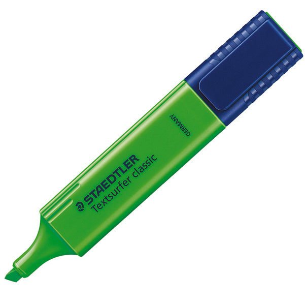 STAEDTLER - 364-5 - Evidenziatore Textsurfer Classic - punta a scalpello - tratto da 1,0-5,0mm - verde  - Staedtler