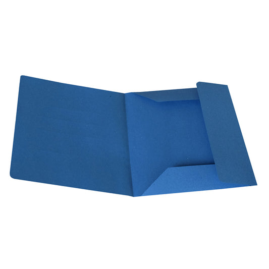 CART. GARDA - CG0111MLXXXAJ06 - Cartelline 3 lembi - senza stampa - cartoncino Manilla 200 gr - 25x33 cm - azzurro - Cartotecnica del Garda - conf. 50 pezzi
