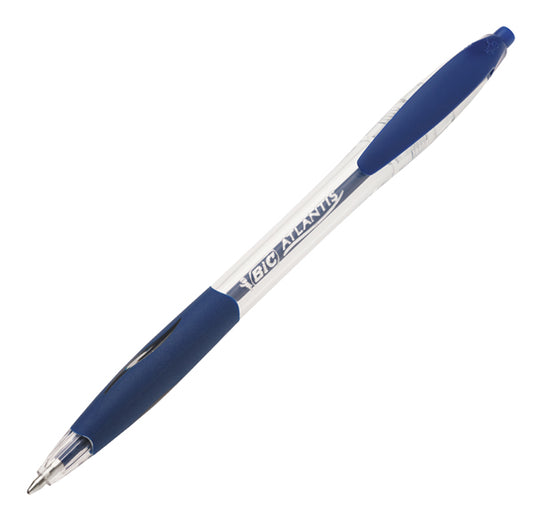 BIC - 8871311 - Penna a sfera a scatto Atlantis Classic - punta 1,0mm - blu  - Bic - conf. 12 pezzi