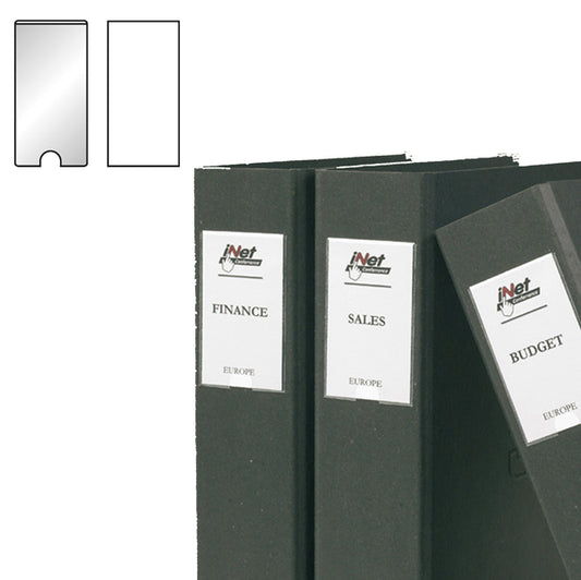 3L - S852315 - Portaetichette adesivo - 22 x 102 mm - trasparente - 3L - conf. 12 pezzi