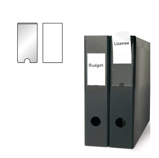 3L - S852340 - Portaetichette adesivo - 55 x 150 mm -B525:B546 trasparente - 3L - conf. 6 pezzi