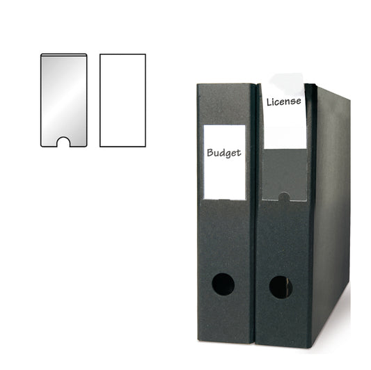 3L - S852340 - Portaetichette adesivo - 55 x 150 mm -B525:B546 trasparente - 3L - conf. 6 pezzi