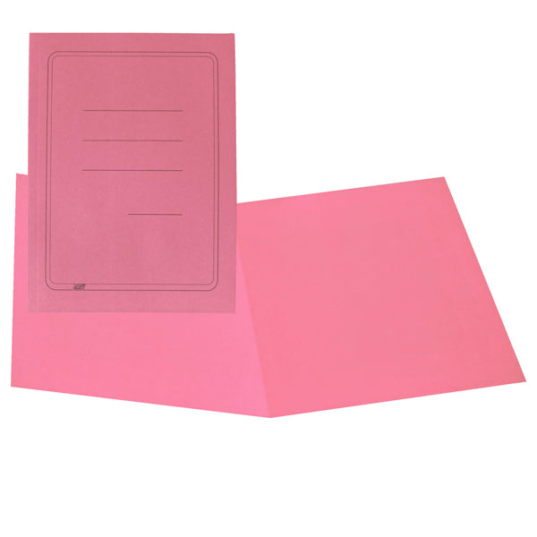 CART. GARDA - CG0113MFSXXAK11 - Cartelline semplici - con stampa - cartoncino Manilla 145 gr - 25x34 cm - rosa - Cartotecnica del Garda - conf. 100 pezzi