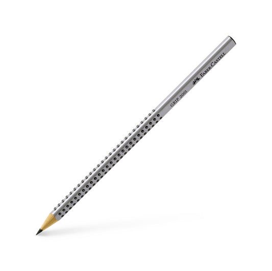 FABER-CASTELL - 117000 - Matita di grafite Grip 2001 - gradazione HB - triangolare antiscivolo - Faber Castell