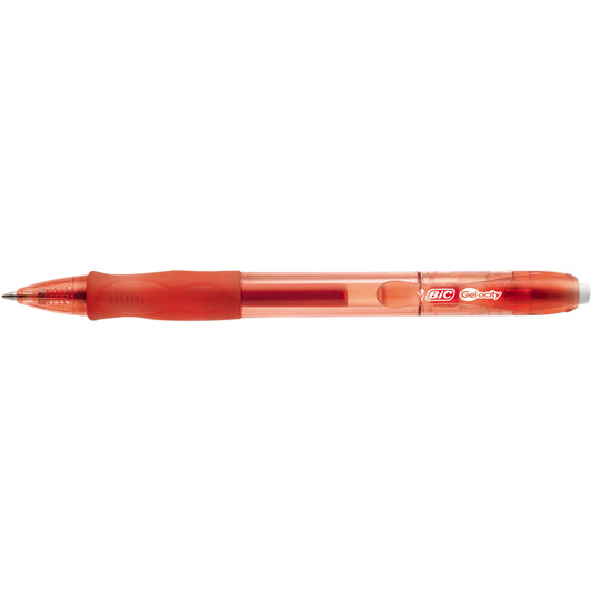 BIC - 829159 - Penna gel a sfera a scatto Gelocity  - punta 0,7mm - rosso - Bic - conf. 12 pezzi