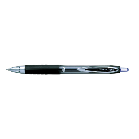 UNI MITSUBISHI - M UM207 B - Roller gel a scatto Uni Ball Signo 207 - punta 0,7mm - blu - Uni Mitsubishi