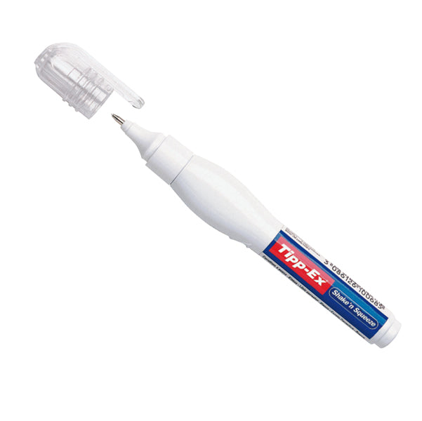 TIPP-EX - 8024203 - Correttori a penna Shake'n Squeeze - 8ml - punta in metallo - Tipp Ex - conf. 10 pezzi