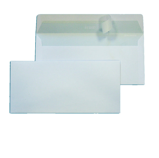 BLASETTI - 048 - Busta Strip - senza finestra - 11 x 23 cm - 90 gr - bianco - Blasetti - conf. 500 pezzi