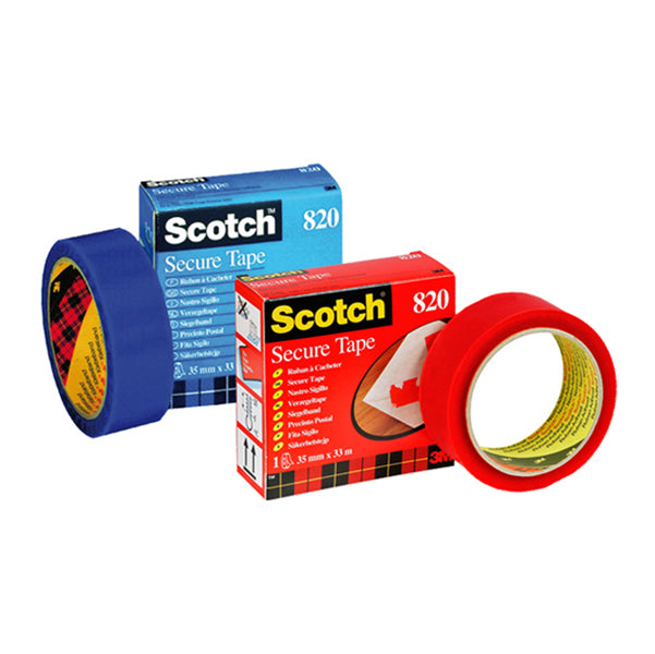 SCOTCH - 94826 - Nastro antieffrazione Secure Tape - larghezza 3,5 cm - lunghezza 33 m - blu - Scotch