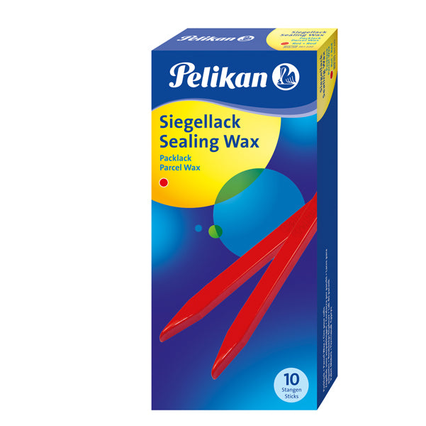 PELIKAN - 361220 - Ceralacca rossa - per lettere 60-10 - superfici ruvide - stecche da 600 gr - Pelikan