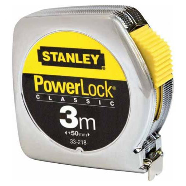 STANLEY - M33218 - Flessometro PowerLock - 3 m - larghezza nastro 1,27 cm - Stanley