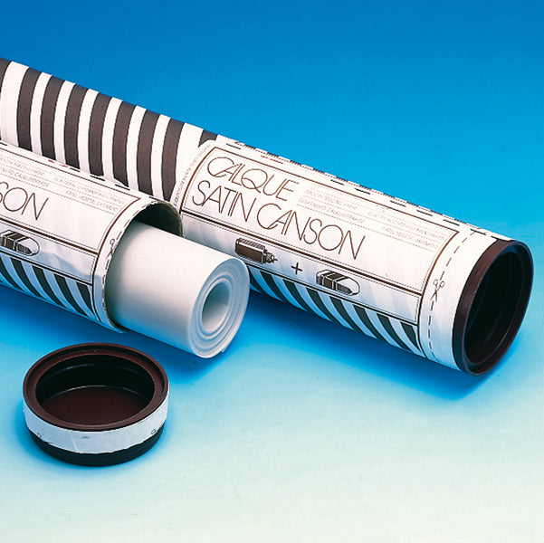 CANSON - C200012129 - Rotolo carta lucida satinata - 110cmx20mt - 90-95gr - uso manuale - Canson