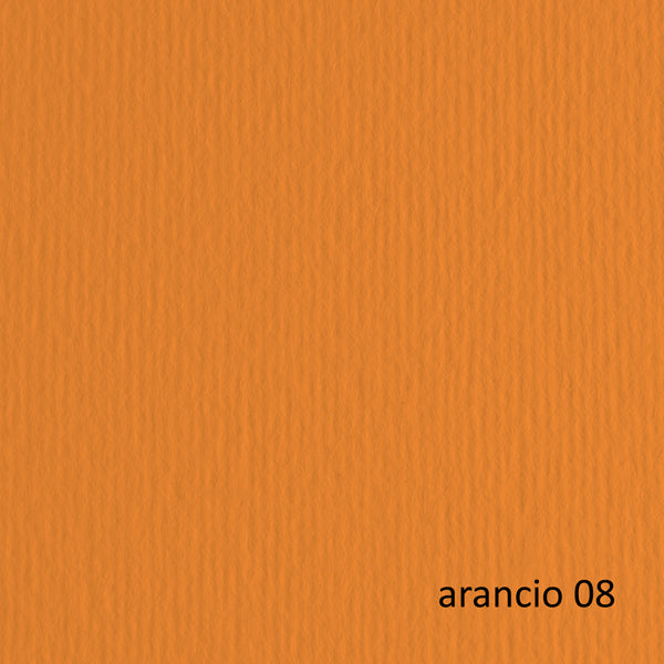 FABRIANO - 42450708 - Cartoncino Elle Erre - 50x70cm - 220gr - arancio 108 - Fabriano -  blister 20 fogli