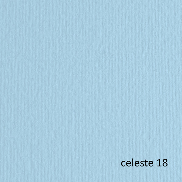 FABRIANO - 42450718 - Cartoncino Elle Erre - 50x70cm - 220gr - celeste 118 - Fabriano -  blister 20 fogli