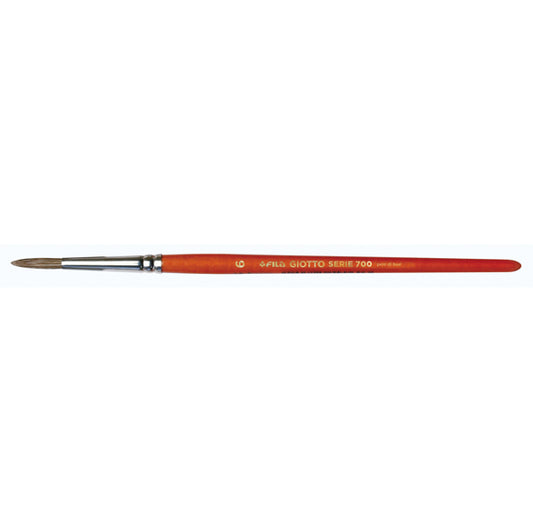 GIOTTO - 590600 - Pennelli punta tonda serie 700 - punta tonda - pelo di bue - n.6 - Giotto