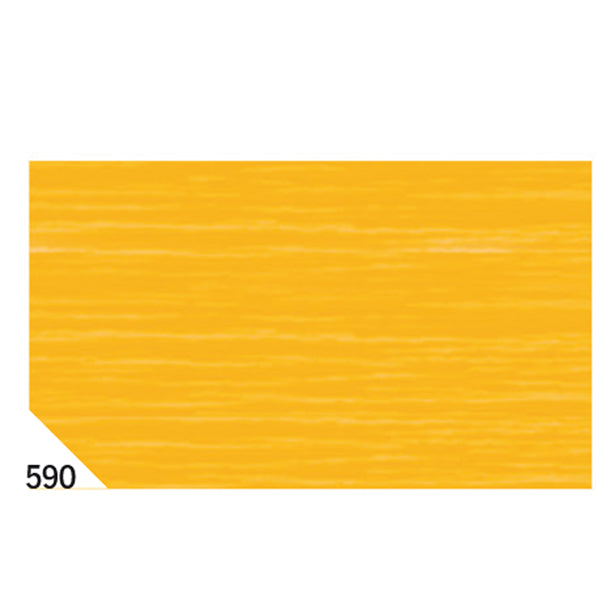 REX SADOCH - REX 590 - Carta crespa - 50 x 250 cm - 48 gr-m2 - arancio 590 - Rex Sadoch - conf.10 rotoli