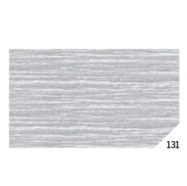REX SADOCH - METAL 131 - Carta crespa - 50x150cm - argento metal 131 - Rex Sadoch - conf.10 rotoli