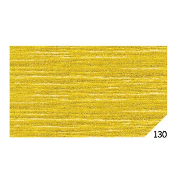 REX SADOCH - METAL 130 - Carta crespa - 50x150cm - oro metal 130 - Rex Sadoch - conf.10 rotoli
