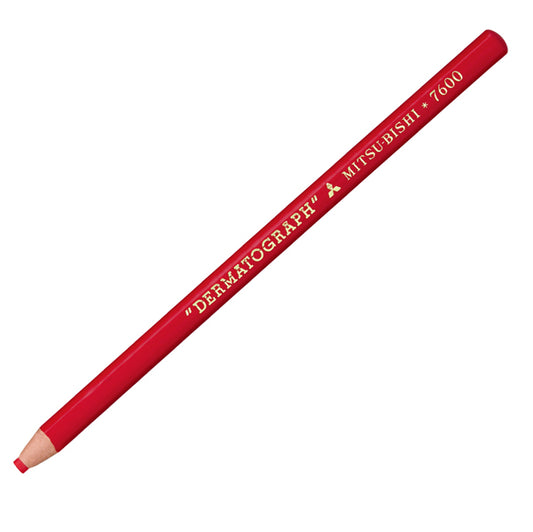 UNI MITSUBISHI - M 7600 R - Matita dermotografica 7600 - rosso - Uni Mitsubishi