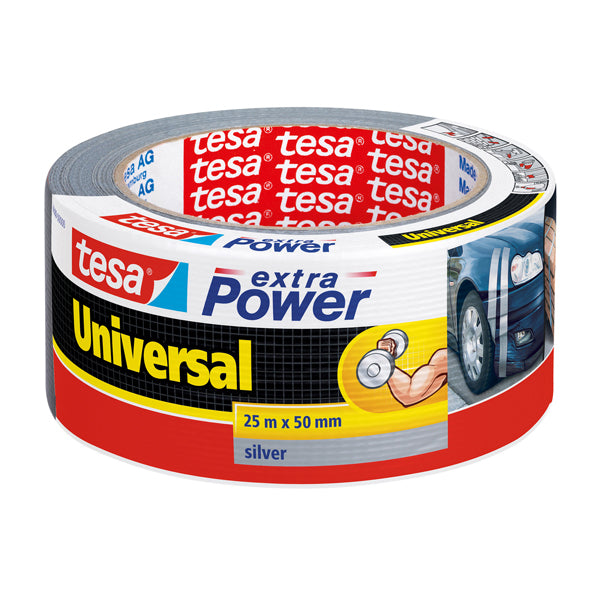 TESA - 56388-00000-16 - Nastro adesivo Extra Power Universal - 5 cm x 25 m - grigio - Tesa