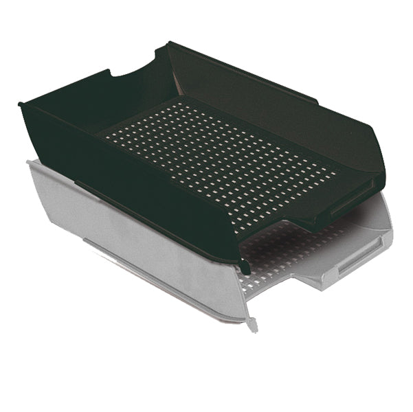 PRESBITERO - X850003 - Vaschetta portacorrispondenza PS7Star - 25,5 x 35,5 x 6,5 cm - nero - Presbitero