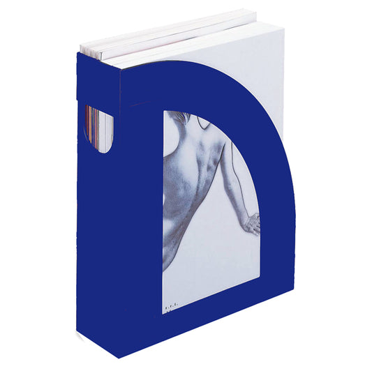 FELLOWES - E803-BN - Portariviste E803 - 24,5 x 30 cm -  dorso 7,5 cm - blu - Fellowes