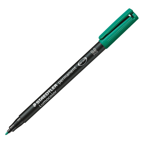 STAEDTLER - 317-5 - Pennarello Lumocolor Permanent 317 - punta 1,0mm - verde - Staedtler