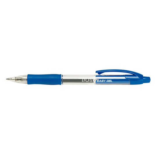 TRATTO - 827701 - Penna gel a sfera a scatto Easy gel  - punta 0,5mm - blu - Tratto