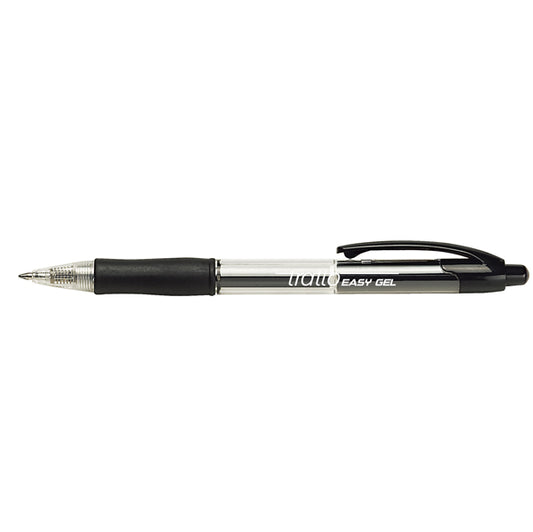 TRATTO - 827703 - Penna a sfera a scatto Easy gel - punta 0,5mm - nero - Tratto