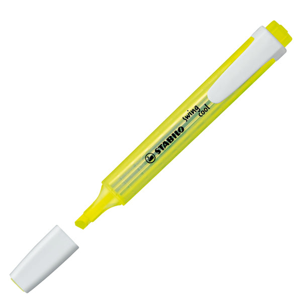 STABILO - 275-24 - Evidenziatore Stabilo Swing Cool - punta scalpello -  tratto 1 4 mm - giallo 24 - Stabilo