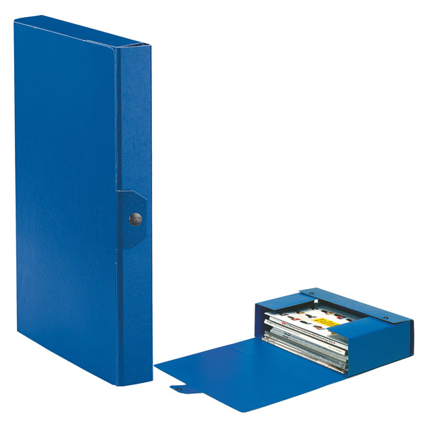 ESSELTE - 390324050 - Scatola progetto Eurobox - dorso 4 cm - 25x35 cm - blu - Esselte