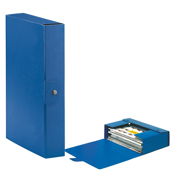 ESSELTE - 390326050 - Scatola progetto Eurobox - dorso 6 cm - 25x35 cm - blu - Esselte