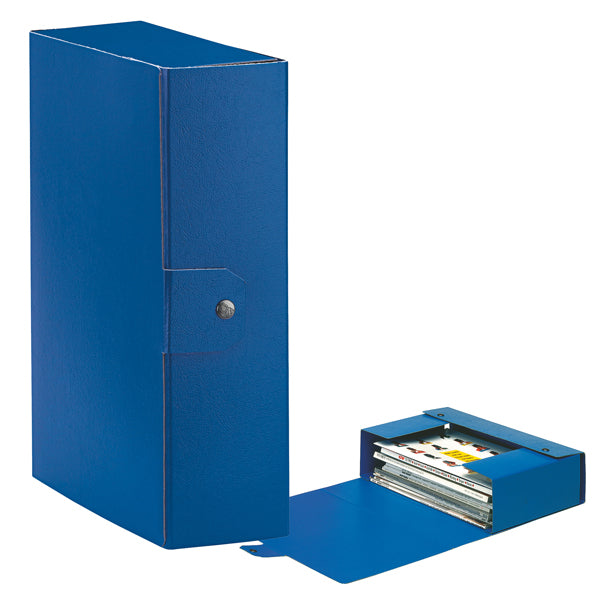 ESSELTE - 390330050 - Scatola progetto Eurobox - dorso 10 cm - 25x35 cm - blu - Esselte