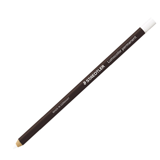 STAEDTLER - 10820-0 - Matita Lumocolor  Glasochrom - permanente  - bianco - Staedtler