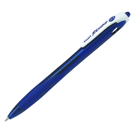 PILOT - 040016 - Penna a sfera a scatto Rexgrip Begreen - punta 0,7mm - blu  - Pilot