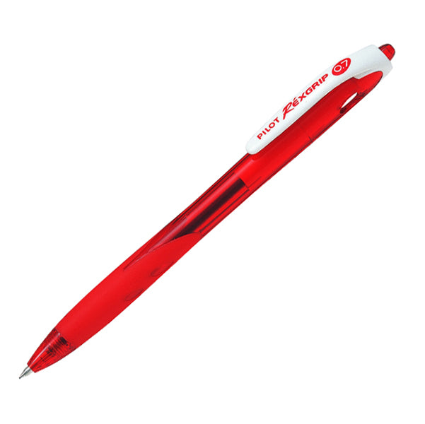 PILOT - 040017 - Penna a sfera a scatto Rexgrip Begreen - punta 0,7mm - rosso - Pilot