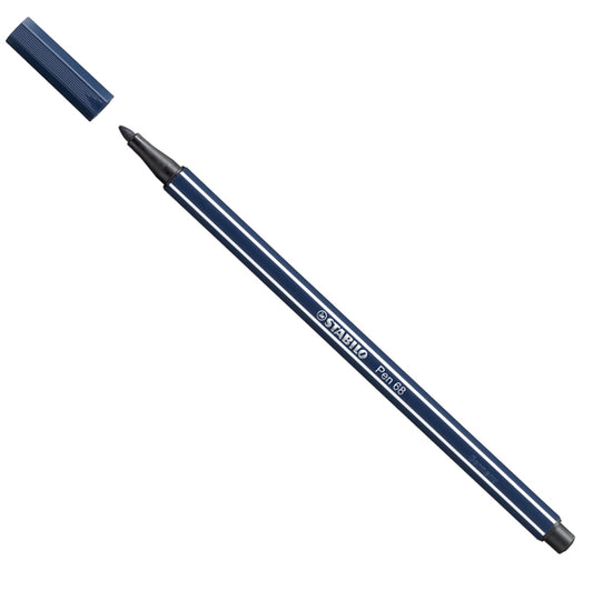STABILO - 68-98 - Pennarello Pen 68 - grigio  payne 98 - Stabilo
