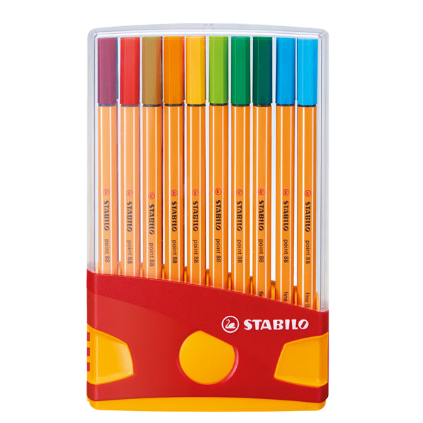 STABILO - 8820-03 - Fineliner Point 88 - colori assortiti - Stabilo - conf. color Parade 20 pezzi