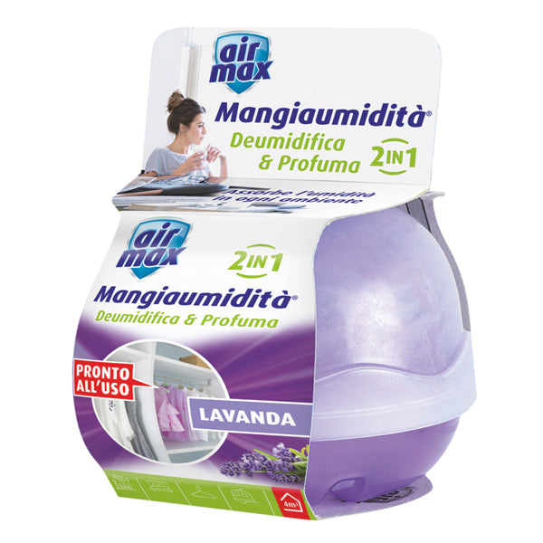 AIR MAX - D0121 - Kit MangiaumiditA' 2 in 1 Deo Lavanda - 40 gr - Air Max