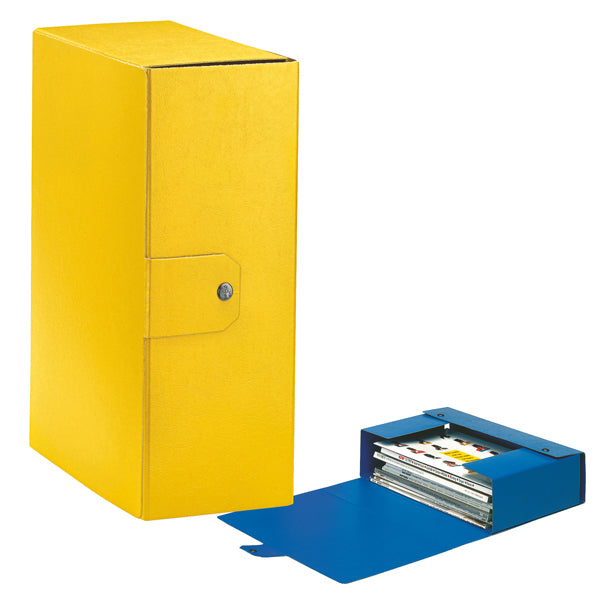 ESSELTE - 390332090 - Scatola progetto Eurobox - dorso 12 cm - 25x35 cm - giallo - Esselte