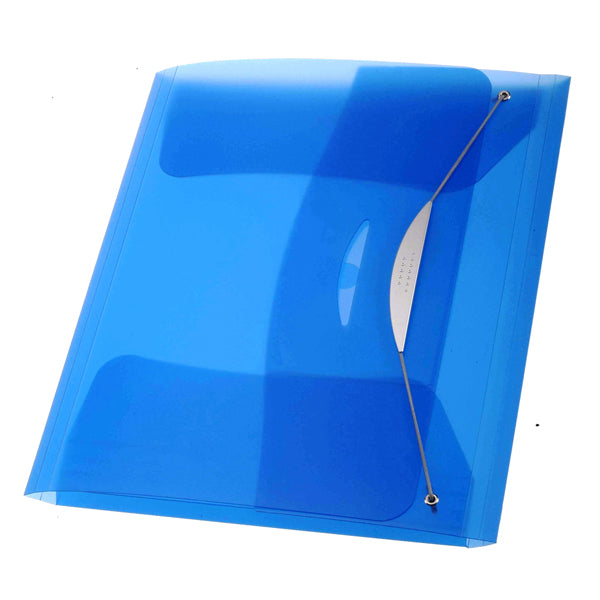 FELLOWES - 40336 - Cartellina con elastico Swing - PPL - 23,5x34,5 cm - blu - Fellowes