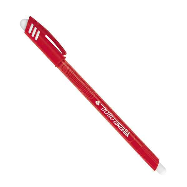 TRATTO - 826102 - Penna a sfera cancellabile Cancellik -  punta 1,0mm - rosso - Tratto